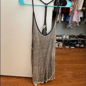 Gray free people tank